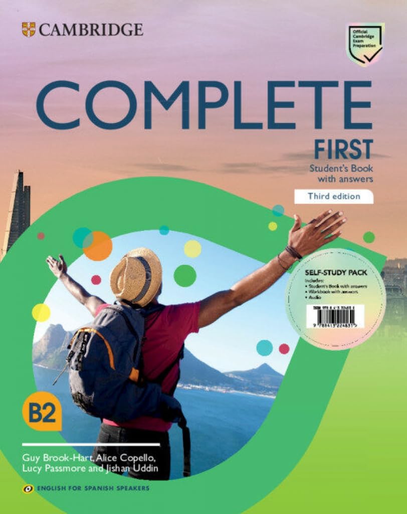 Libro: Complete First Self-study pack (Students Book with answers and Workbook with answers and Class Audio) English for Spanish Speakers