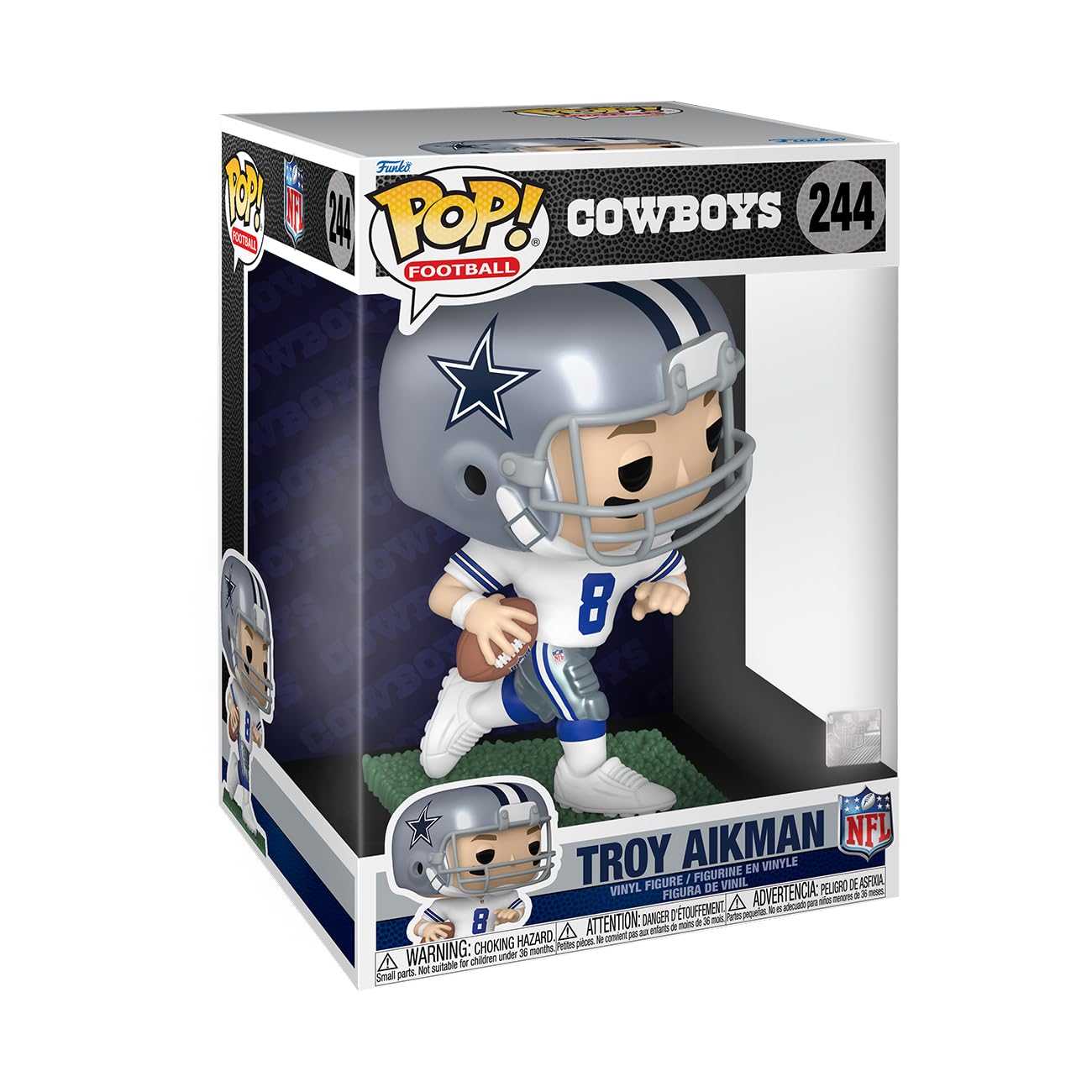 Funko Pop! Leyendas NFL: Cowboys - Troy Aikman 10"