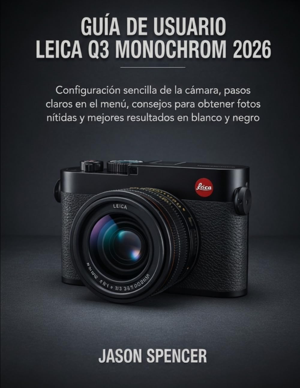 Libro: Guía de Usuario Leica Q3 Monochrom 2026: Configuración sencilla de la cámara, pasos claros en el menú, consejos para obtener fotos nítidas y mejores resultados en blanco y negro