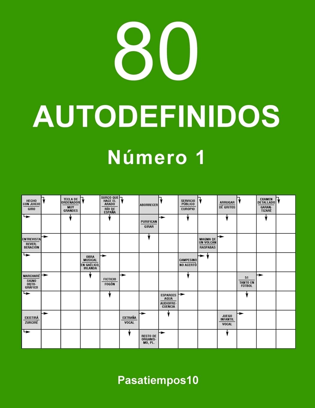 Libro: 80 Autodefinidos - N. 1 (Spanish Edition)