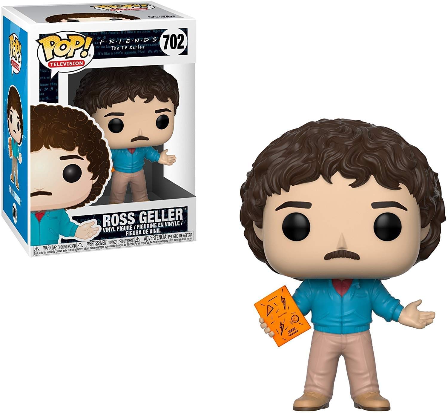 Funko Pop Television: Friends - Too Tan Ross Collectible Figura, Multicolor