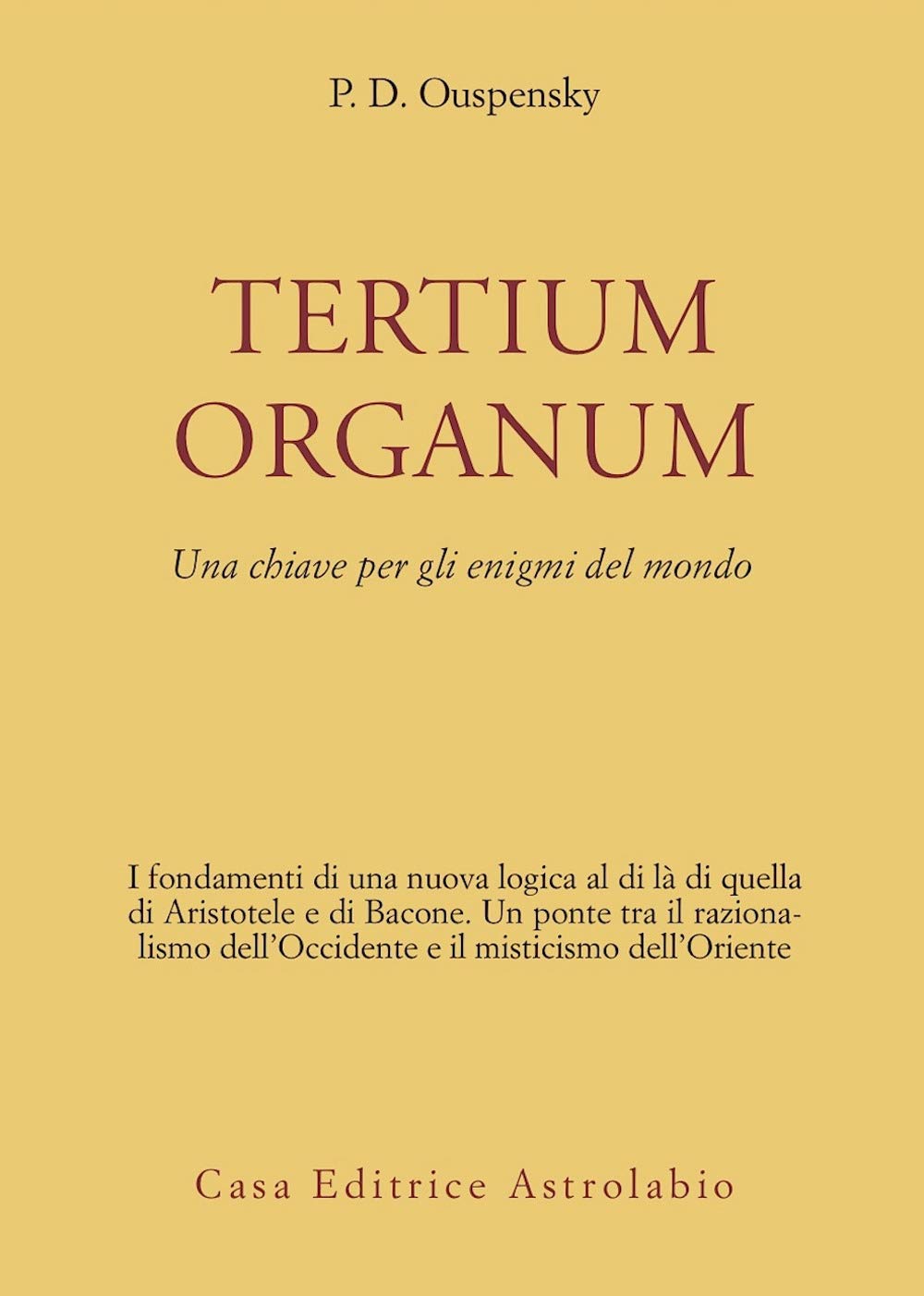 Libro: Tertium organum. Una chiave per gli enigmi del mondo