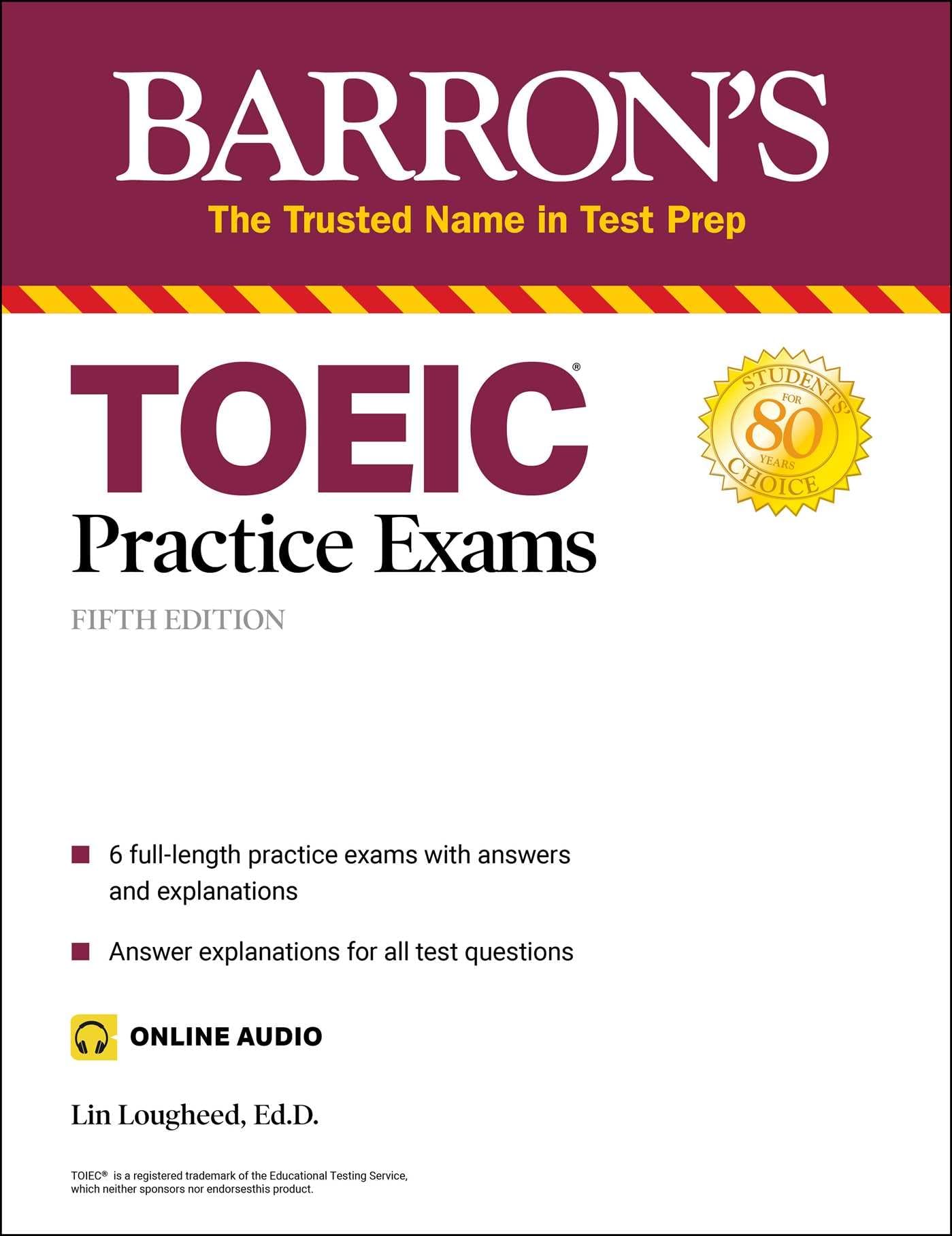 Libro: TOEIC Practice Exams (with online audio) (Barron's Test Prep)