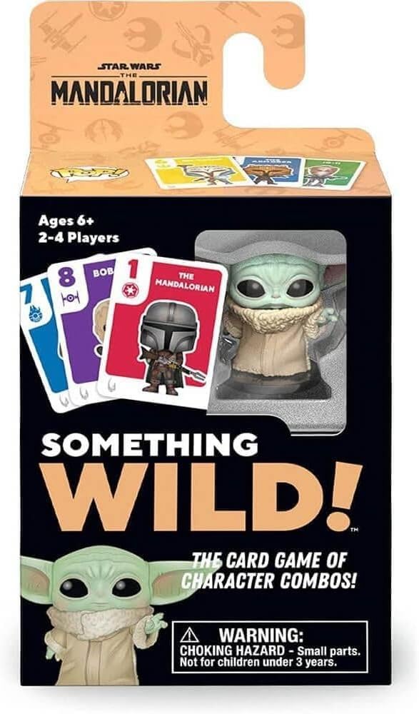 Funko Something Wild! Star Wars El Mandaloriano with Grogu Pocket Pop! Card Game for 2-4 Players Ages 6 and Up