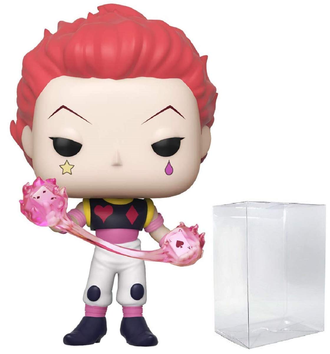 Funko Pop: POP Funko Anime: Hunter x Hunter - Hisoka Figura de Vinilo (Includes Compatible Box Protector Case)