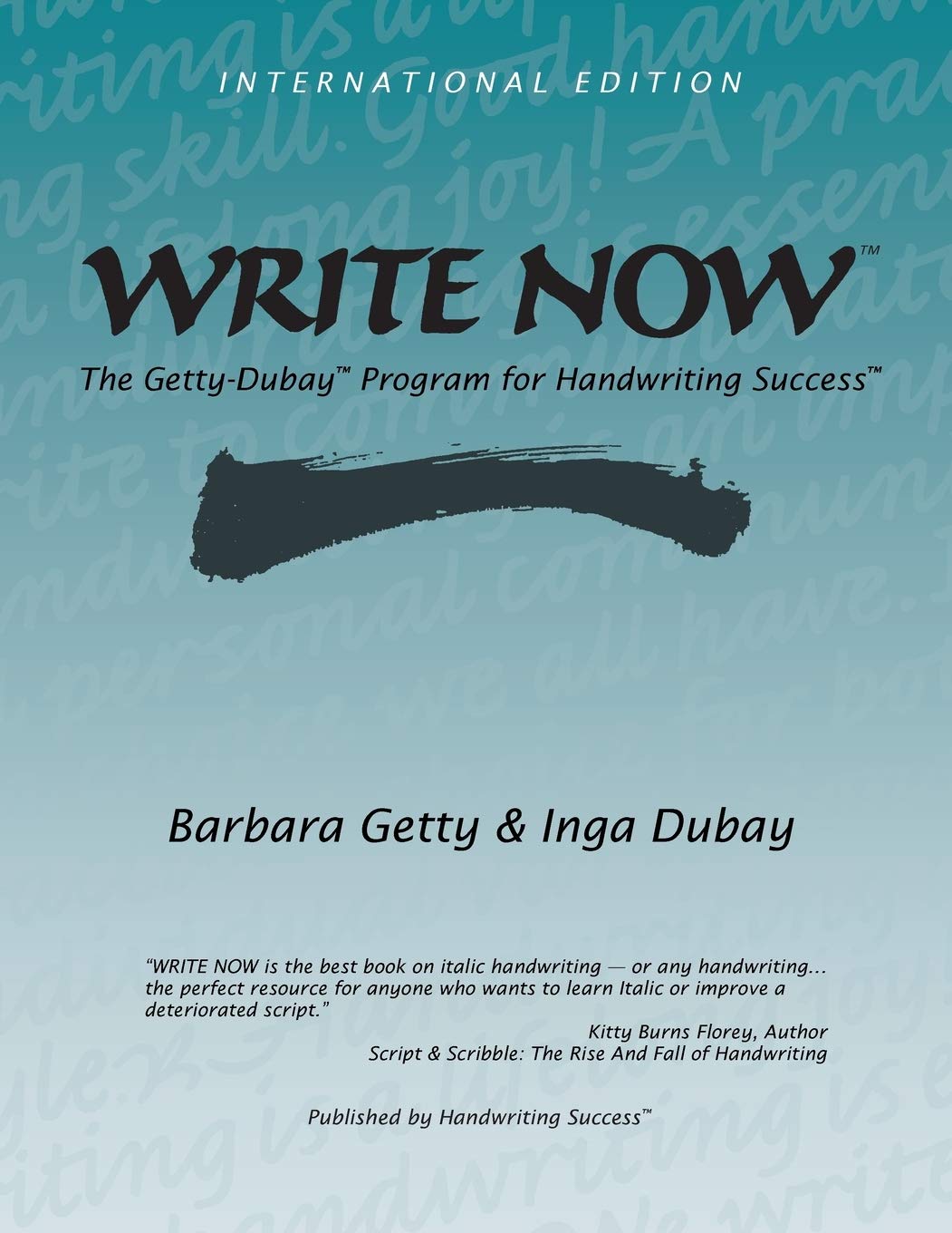 Libro: WRITE NOW: The Getty-Dubay Program for Handwriting Success