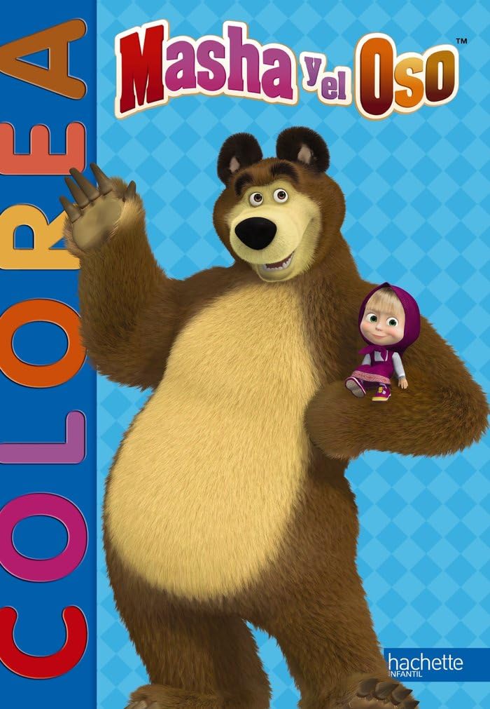 Libro: Masha y el Oso. Colorea