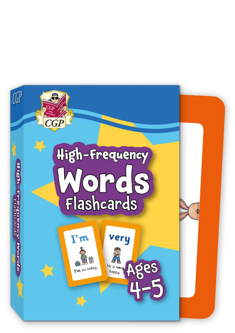 Libro: High-Frequency Words Flashcards for Ages 4-5 (Reception) (CGP Reception Activity Books and Cards)