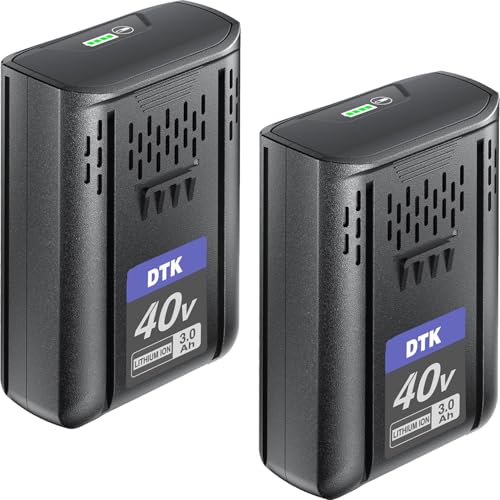 Batería-de-repuesto-DTK-para-herramientas-eléctricas-inalámbricas-Kobalt-de-40-V-(máximo-3000-mAh,-KM-2041B-06,-KPM1040A-03,-KM-1640-06-y-KM-4040-06)-(2-unidades)