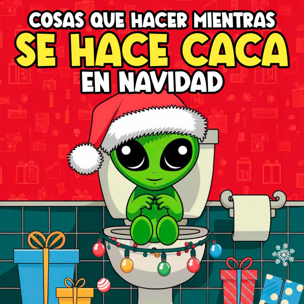 Libro: Cosas que hacer mientras se hace caca en Navidad: asatiempos y juegos mentales para hacer mientras cagas Grandes comidas navideñas | Regalos originales de Navidad
