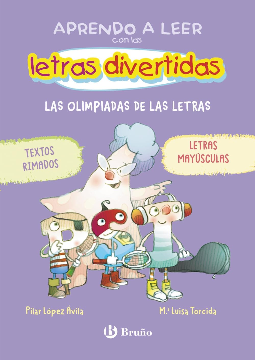 Libro: Aprendo a leer con las letras divertidas, 3. Las olimpiadas de las letras: Textos rimados y en MAYÚSCULAS