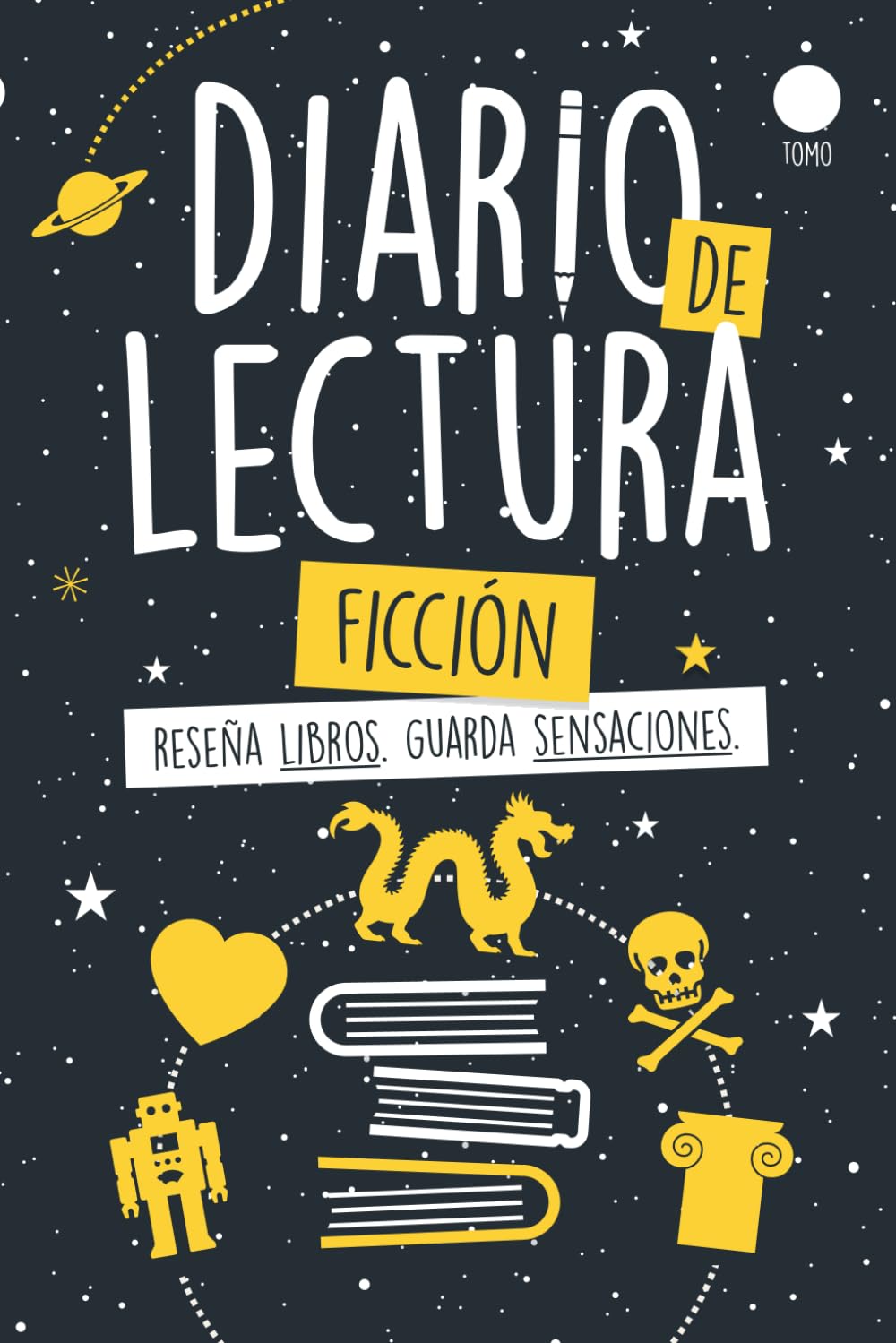 Libro: Diario de Lectura - Ficción: Reseña libros. Guarda sensaciones. (Spanish Edition)