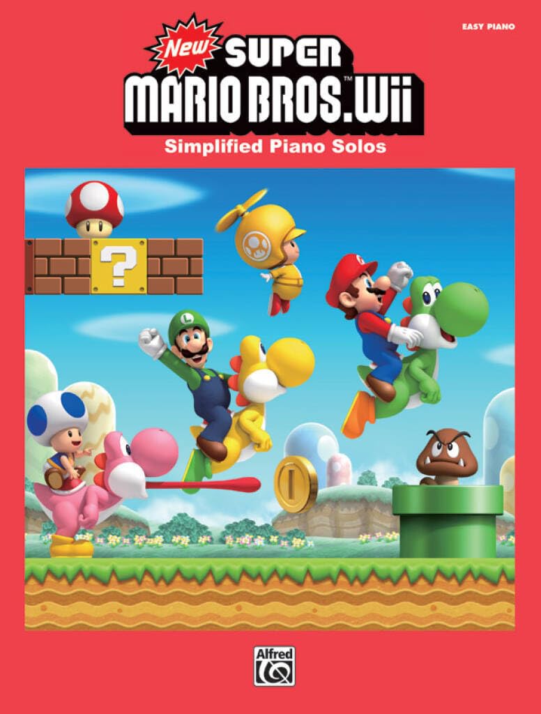 Libro: New Super Mario Bros. Wii: Simplified Piano Solos