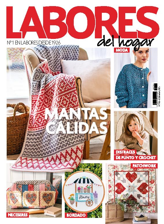 Libro: Revista Labores #782 | Mantas cálidas: Neceseres, disfraces de punto y crochet