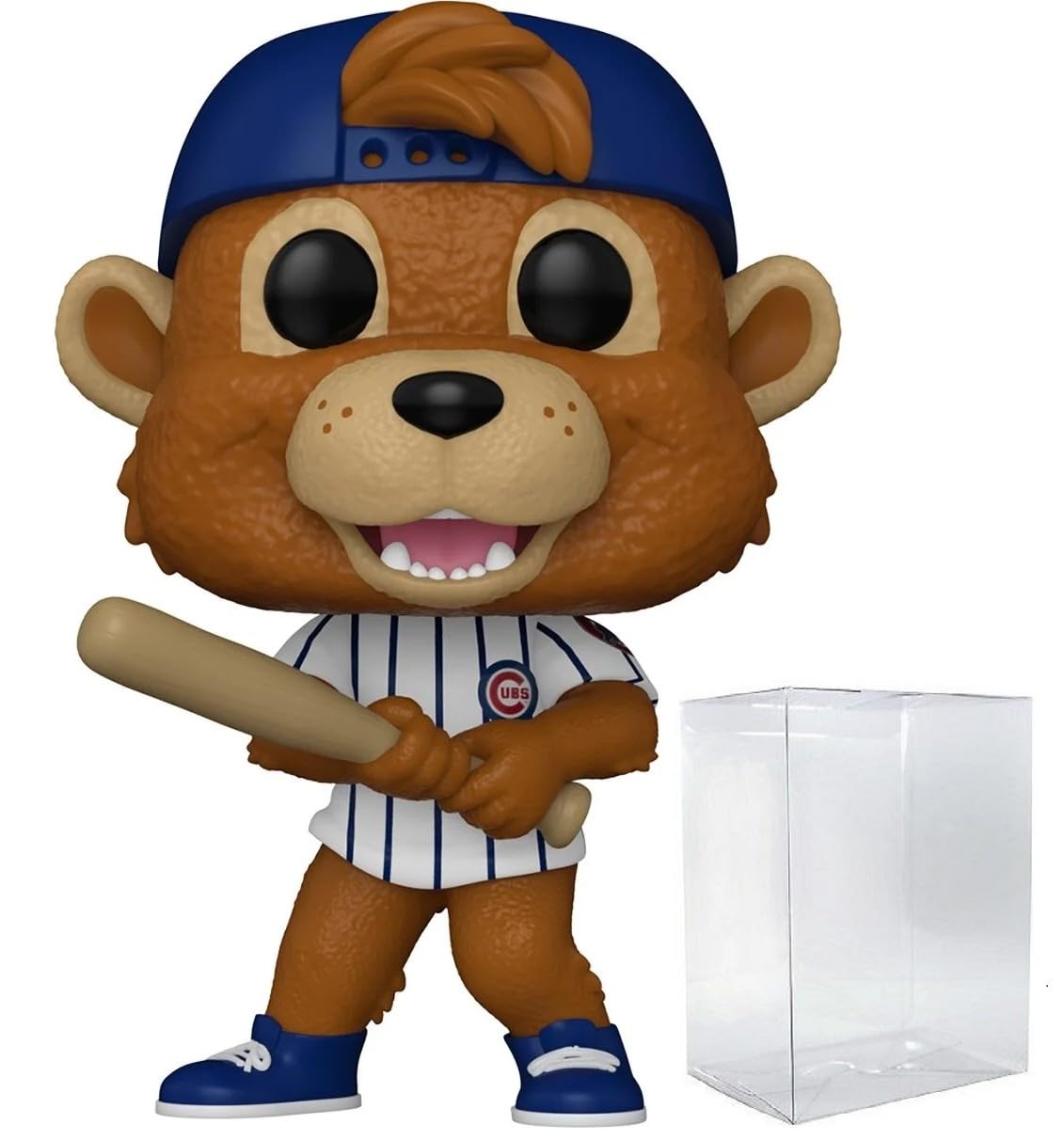 Funko Pop: POP Funko MLB Mascots: Cubs - Clark Figura de Vinilo Bundled with Compatible Box Protector Case, Multicolor, 3.75 Pulgadas