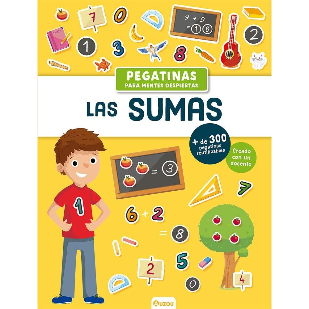 Libro: Pegatinas para mentes despiertas. Las sumas
