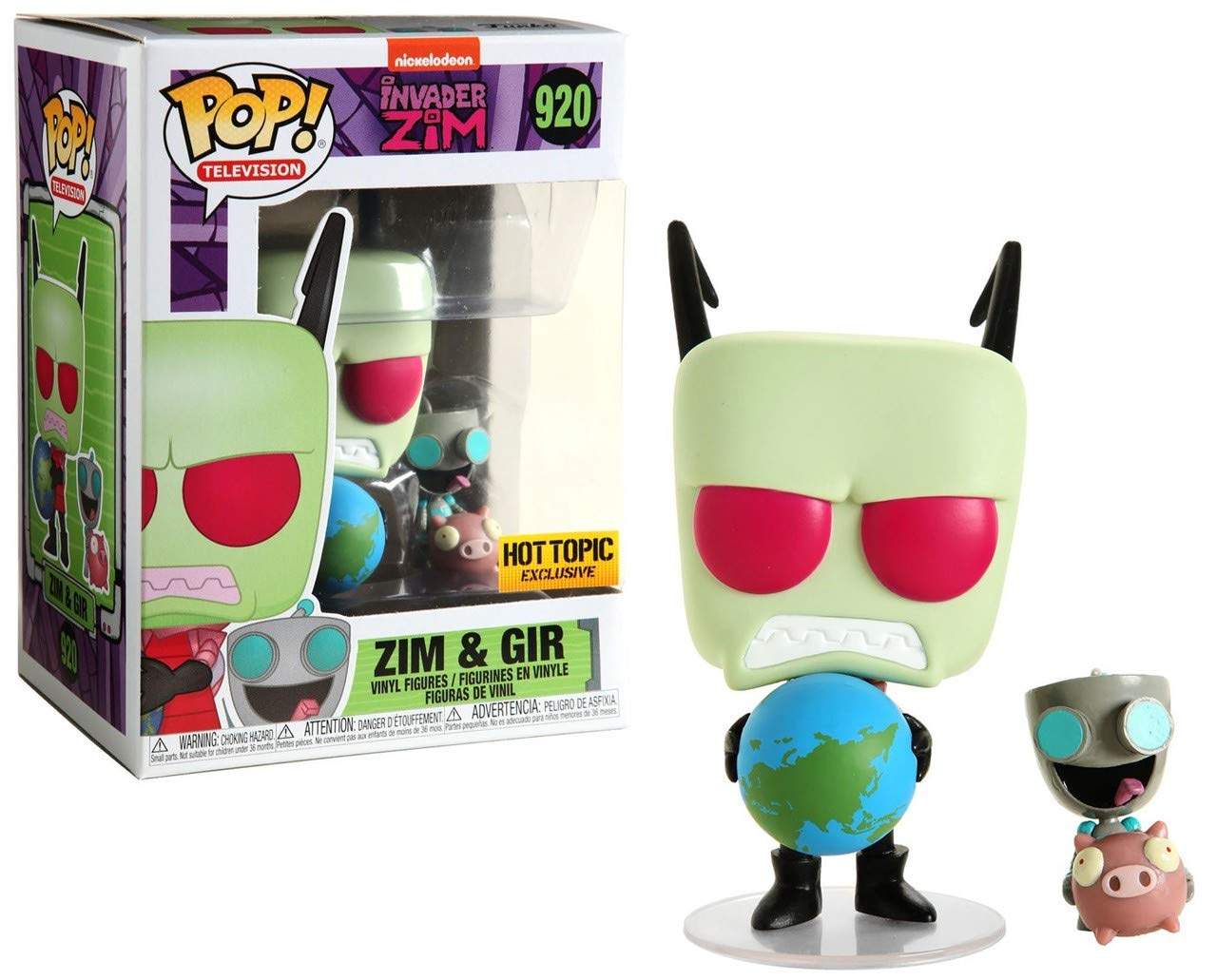 Funko Pop! Series: Invader Zim - Zim & Gir #920 - Exclusivo