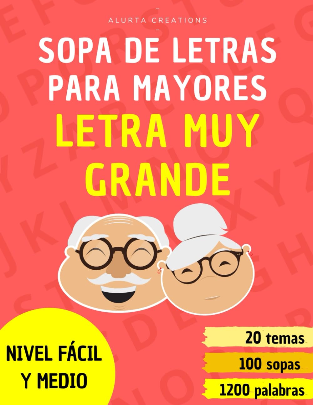Libro: Sopa de Letras para Mayores Letra Grande: Sopas Terapéuticas Tematizadas con Letra Grande en Español para Estimular la Mente en Personas Mayores con Demencia, Alzheimer u otros problemas cognitivos.