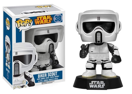 Funko POP Star Wars : Biker Scout Figura de Acción