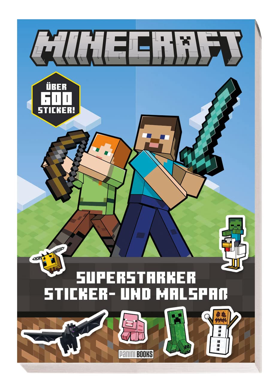 Libro: Minecraft: Superstarker Sticker- und Malspaß: über 600 Sticker!