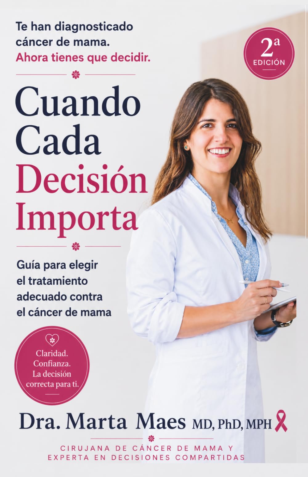 Libro: Te han diagnosticado cáncer de mama. Ahora tienes que decidir. Cuando Cada Decisión Importa.: Guía para elegir el tratamiento adecuado contra el ... Cáncer de Mama: decisiones) (Spanish Edition)