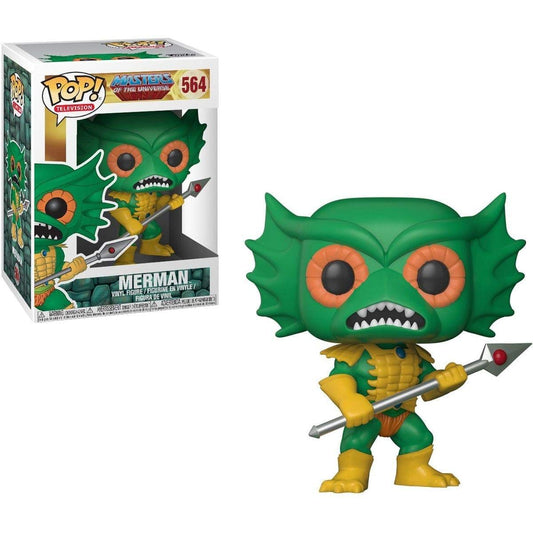 Funko Pop Television: Masters of The Universe - Merman with Blue Merman Chase Collectible Figura de Vinilo