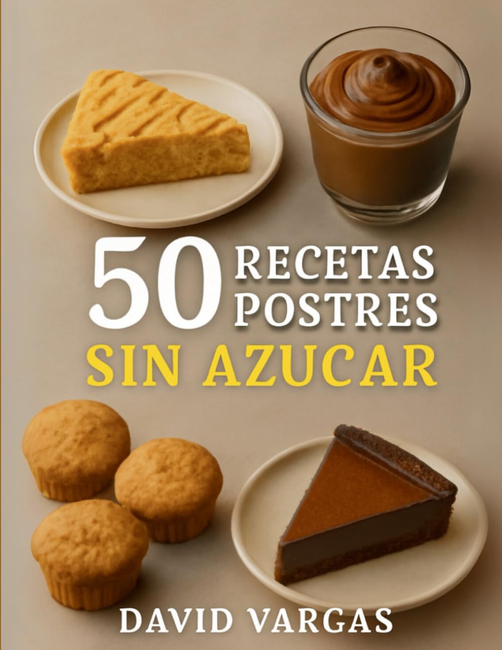 Libro: 50 Recetas de Postres Sin Azúcar Saludables y Deliciosos: Dulces irresistibles para disfrutar sin culpas ni remordimientos (Spanish Edition)