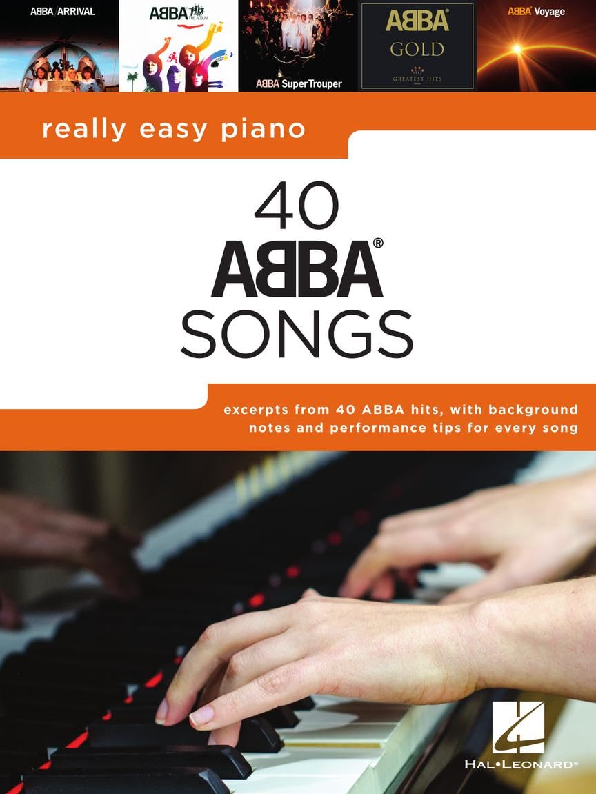 Libro: Really Easy Piano: 40 ABBA Songs - Includes Background Notes and Performance Tips for Every Song!