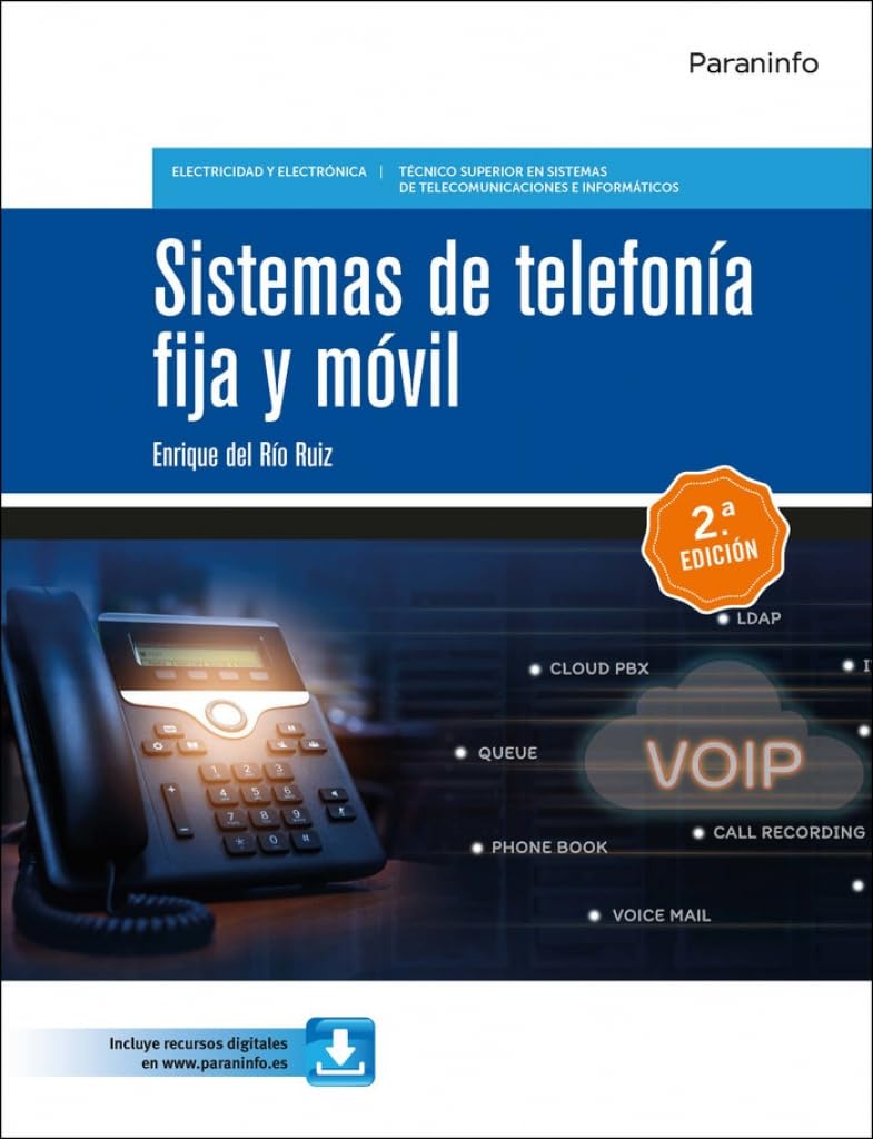 Libro: Sistemas de telefonía fija y móvil 2.ª edición