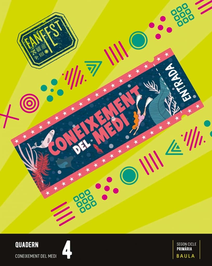 Libro: Coneixement del medi 4t primaria quadern (Projecte Fanfest)