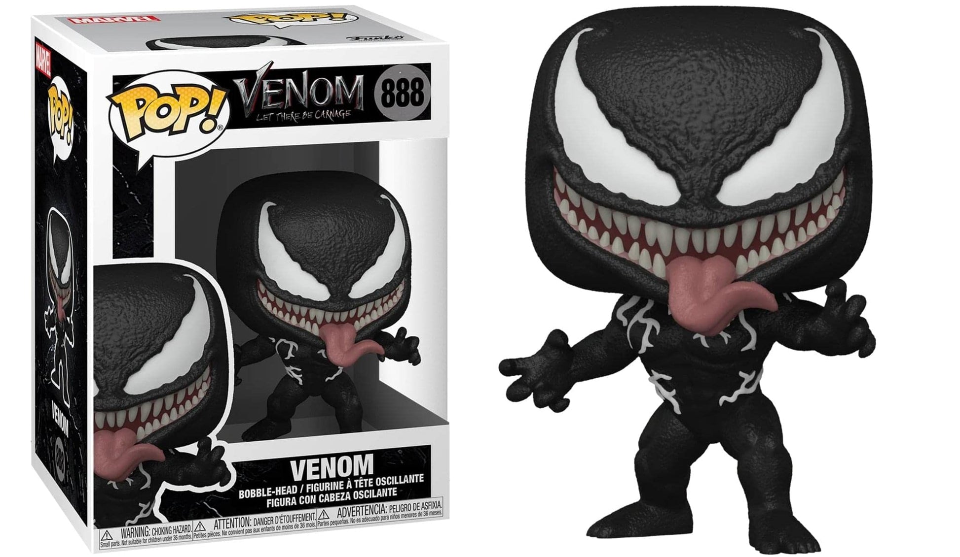 Funko Pop: Marvel Venom: Let There Be Carnage Funko POP Figura de Vinilo | Venom