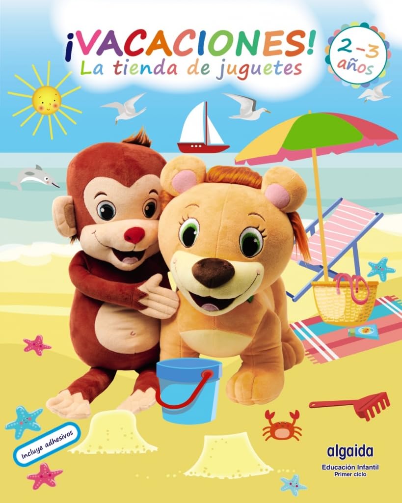 Libro: Cuaderno de Vacaciones. La tienda de juguetes 2-3 años