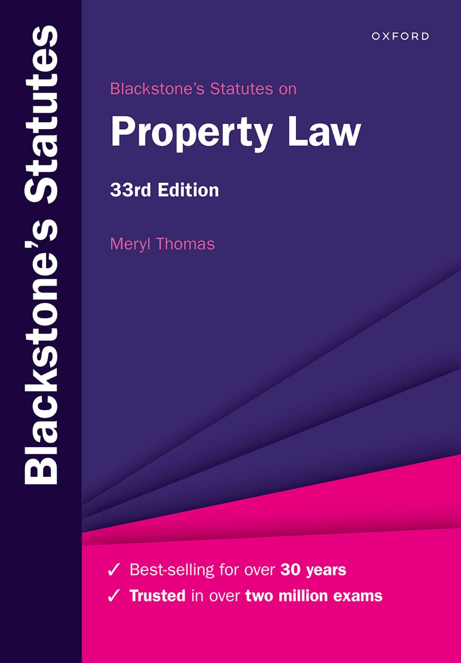 Libro: Blackstone's Statutes on Property Law (Blackstone's Statute Series)