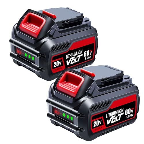 HAPPLYS---Paquete-de-2-baterías-de-repuesto-de-9,0-Ah-para-Dewalt-Flexvolt-de-20-V/60-V,-compatible-con-herramientas-inalámbricas-Dewalt-de-60-V-DCB609,-DCB606-y-DCB612