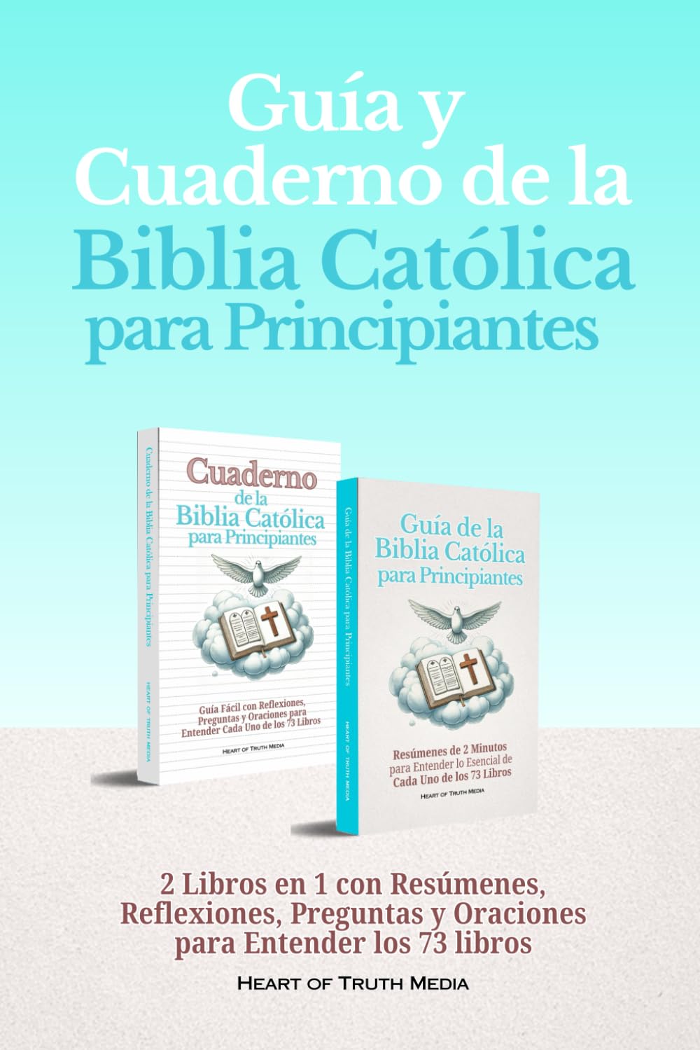 Libro: Guía y Cuaderno de la Biblia Católica para Principiantes: 2 Libros en 1 con Resúmenes, Reflexiones, Preguntas y Oraciones para Entender los 73 libros (Catholicism for Beginners)