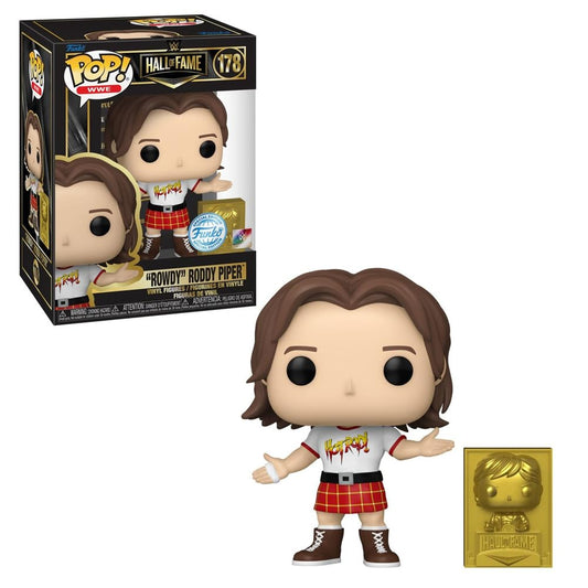 Funko Pop and Buddy WWE Hall of Fame Rowdy Roddy Piper Figura