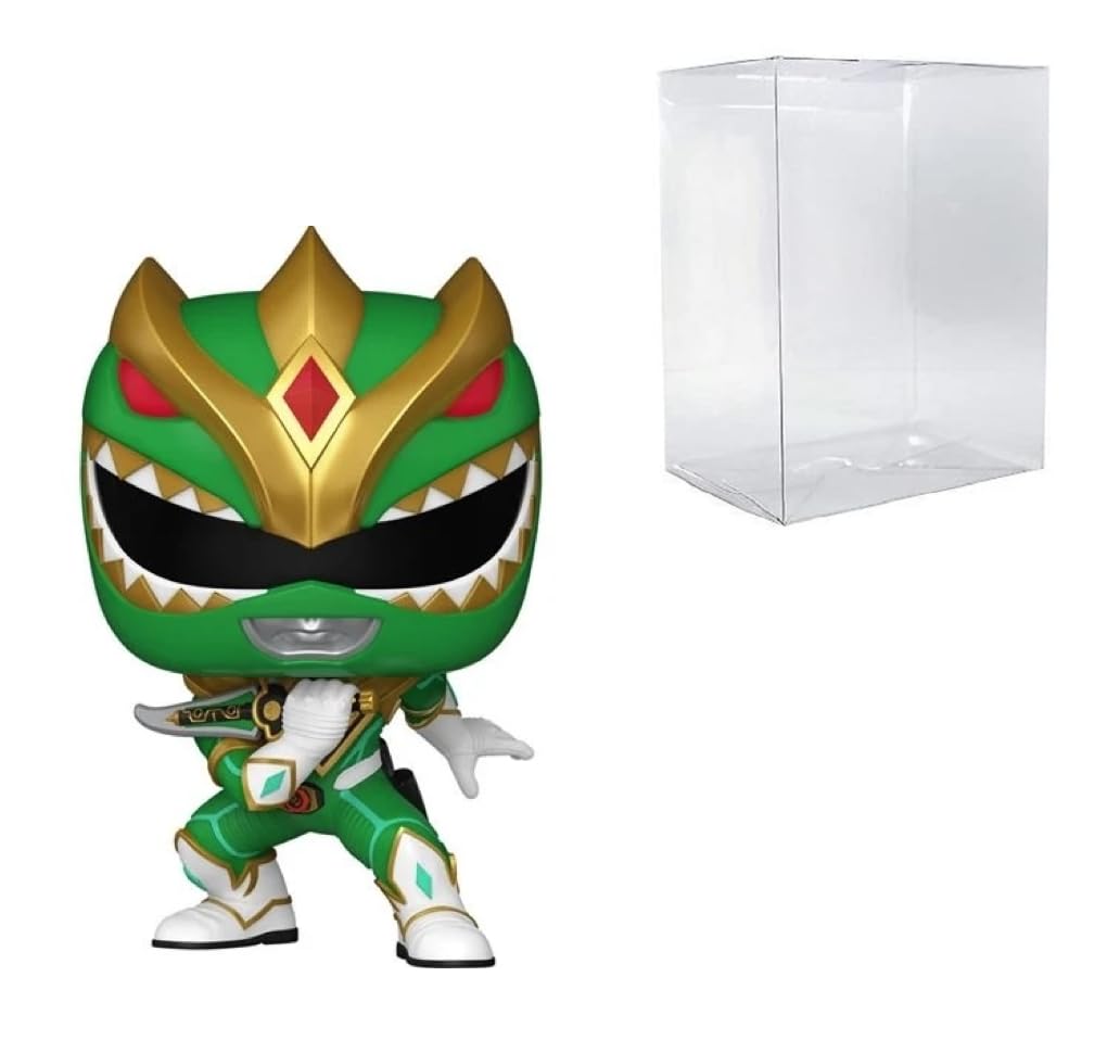 Funko Pop: POP! TV: Mighty Morphin Power Rangers - Green Ranger Exclusivo #49 Bundled with Compatible Box Protector Case