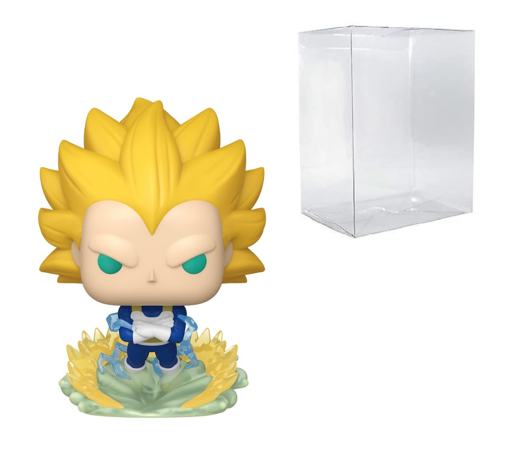 Funko Pop: POP! Animation: Dragon Ball Daima - Super Saiyan 3 Vegeta (Mini) #2311 Exclusivo Bundled with Compatible Box Protector Case