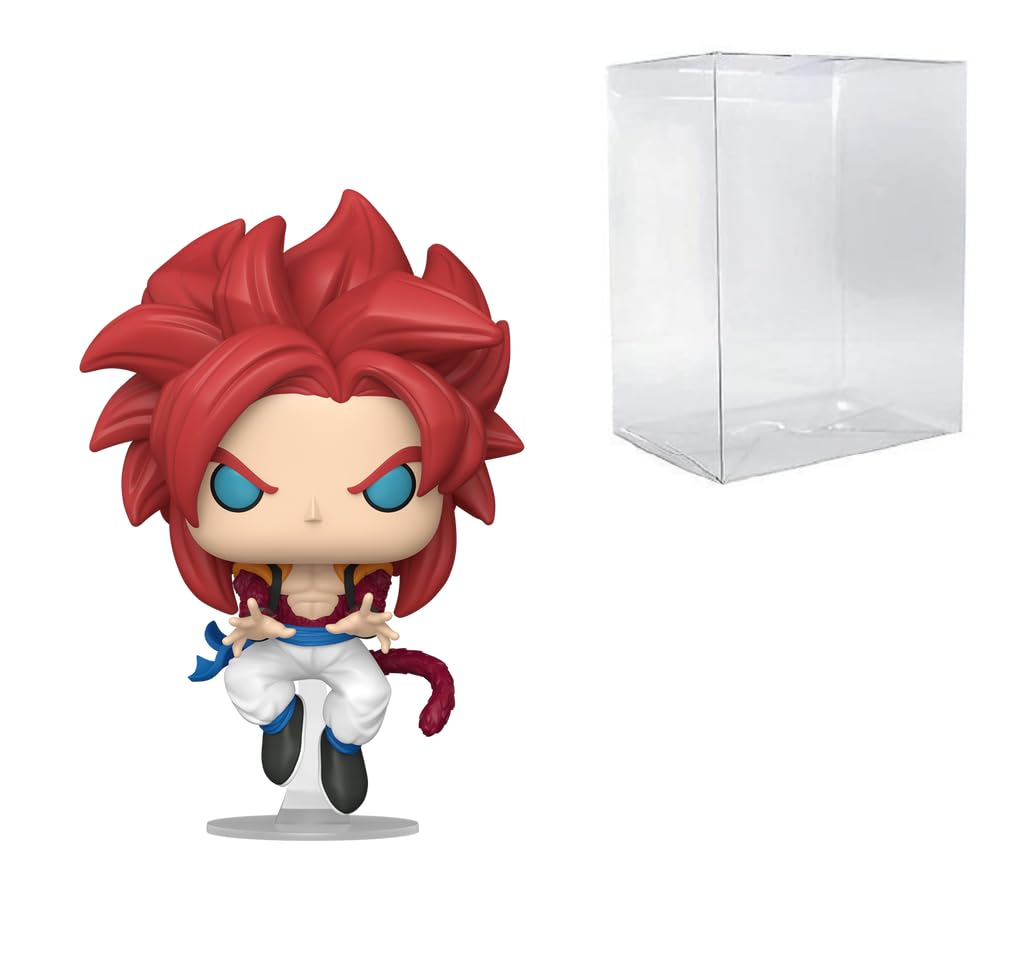 Funko Pop: POP! Animation: Dragon Ball GT - Super Saiyan 4 Gogeta #2074 Bundled with Compatible Box Protector Case