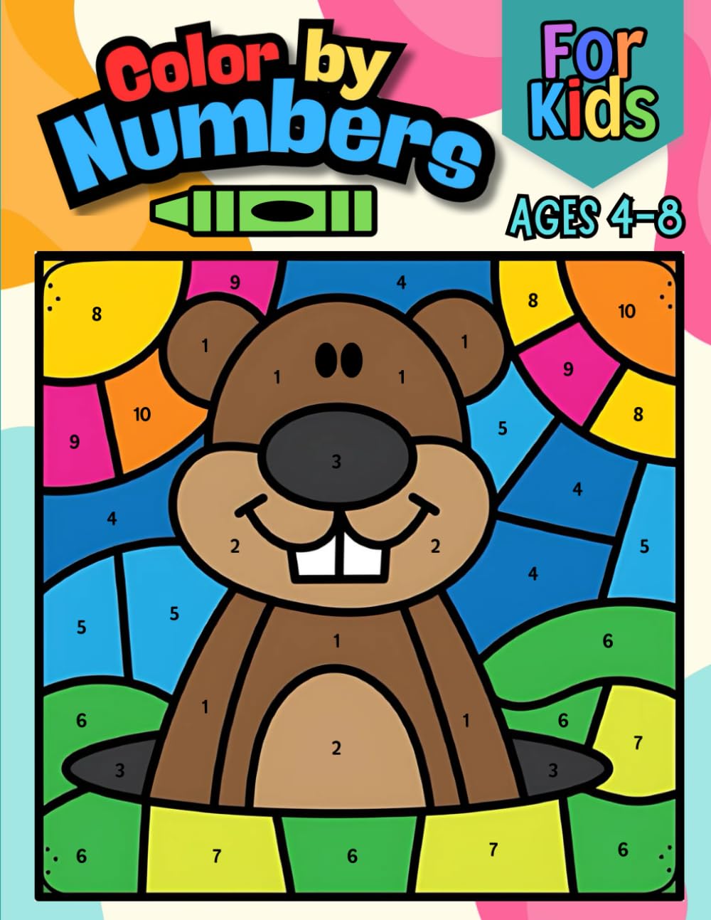 Libro: Color by Numbers For Kids Ages 4-8: A Creative and Engaging Way to Learn Colors and Numbers For Early Learners