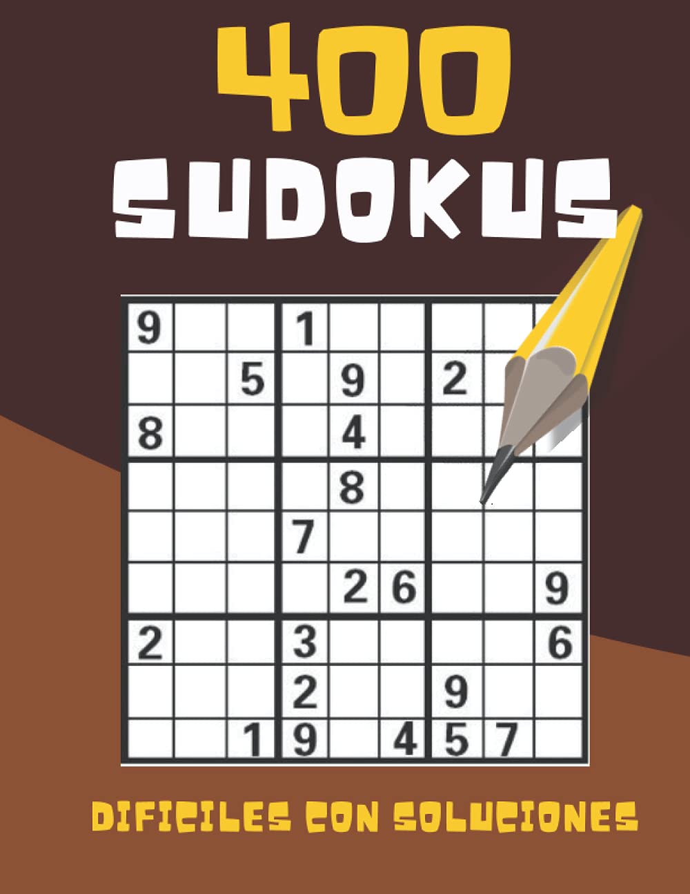 Libro: 400 Sudokus Dificiles con soluciones: sudokus para adultos, sudokus de nivel dificil, puzzles páginas numeradas tamaño grande A6 (Spanish Edition)