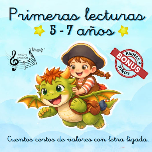 Aprendo a leer: Cuentos cortos, cuentos con letra ligada y cuentos de valores para aprender a leer disfrutando. Montessori. 5-8 años.