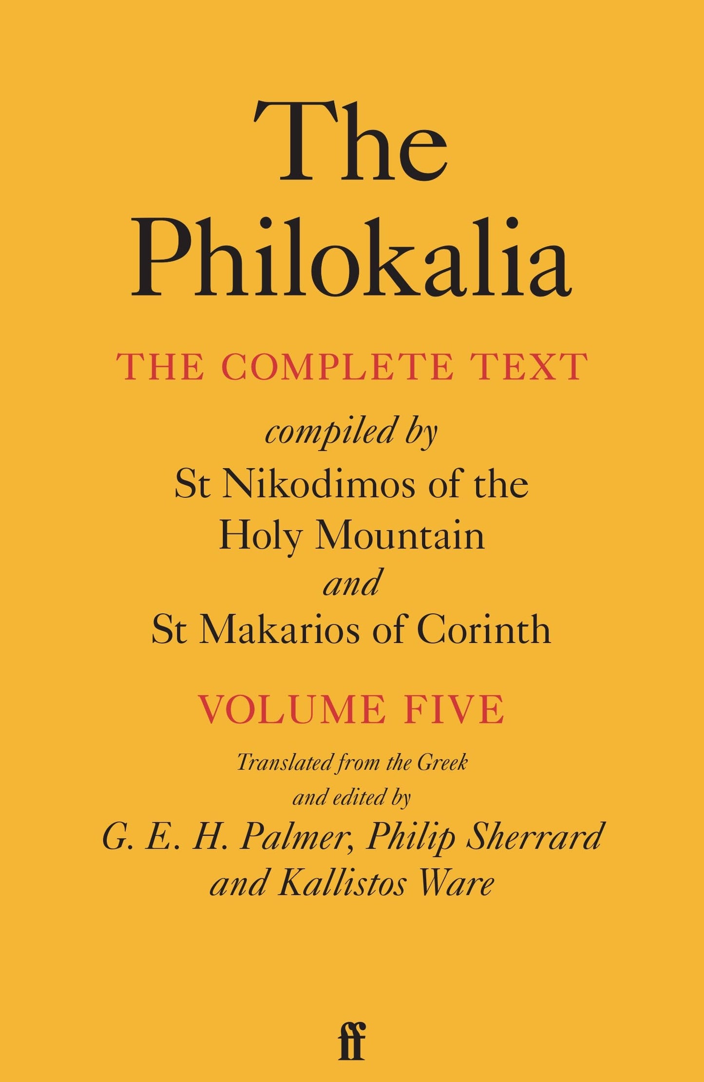 Libro: The Philokalia Vol 5