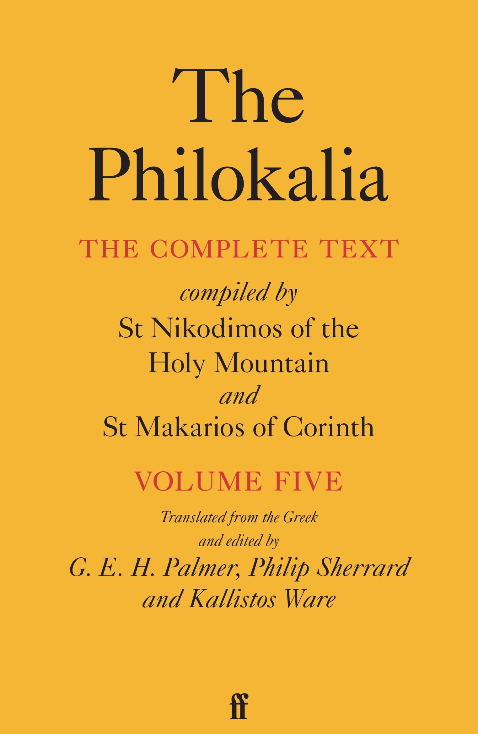Libro: The Philokalia Vol 5