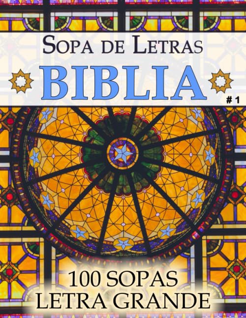 Libro: Sopa de Letras Biblia: Busca Palabras Letra Grande (100 Sopas)[# 1]