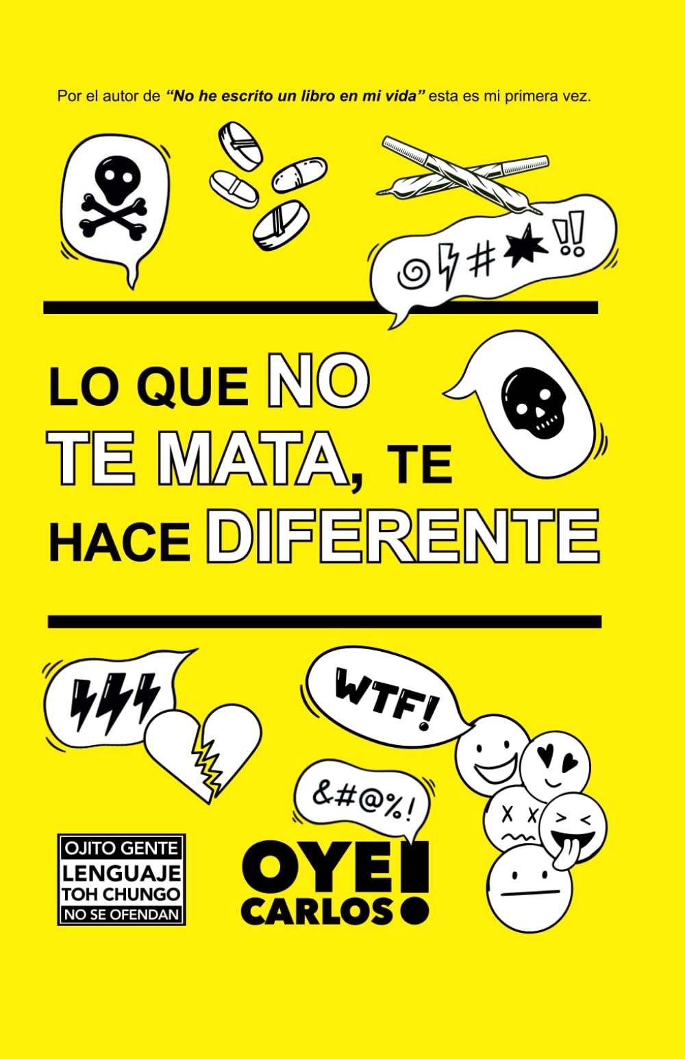 Libro: Lo que no te mata, te hace diferente.
