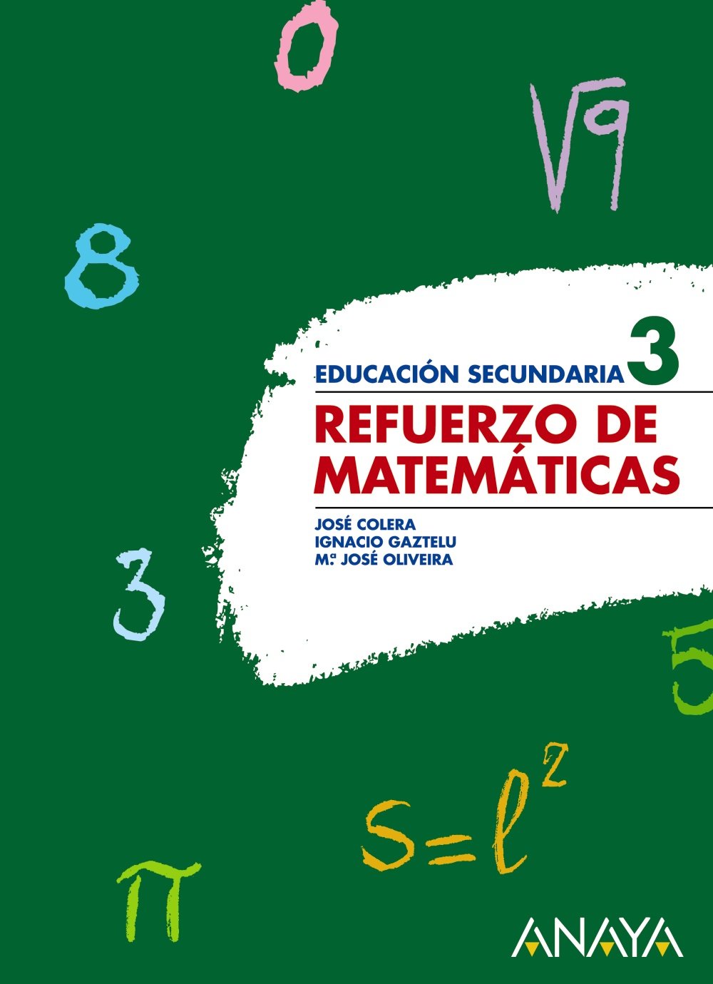 Libro: Refuerzo de Matemáticas 3.