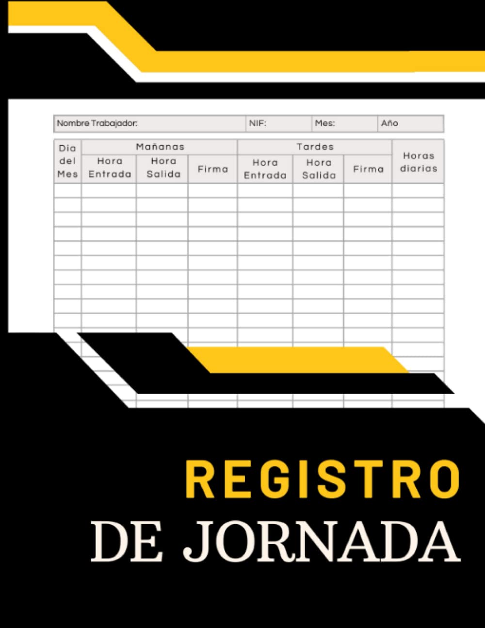 Libro: Registro de Jornada: Cuaderno Mensual para Inspección Horarios de los Empleados | Libro Laboral Para Pequeñas Empresas y Asalariados | Lleva una ... (Organizador de Operaciones Comerciales)