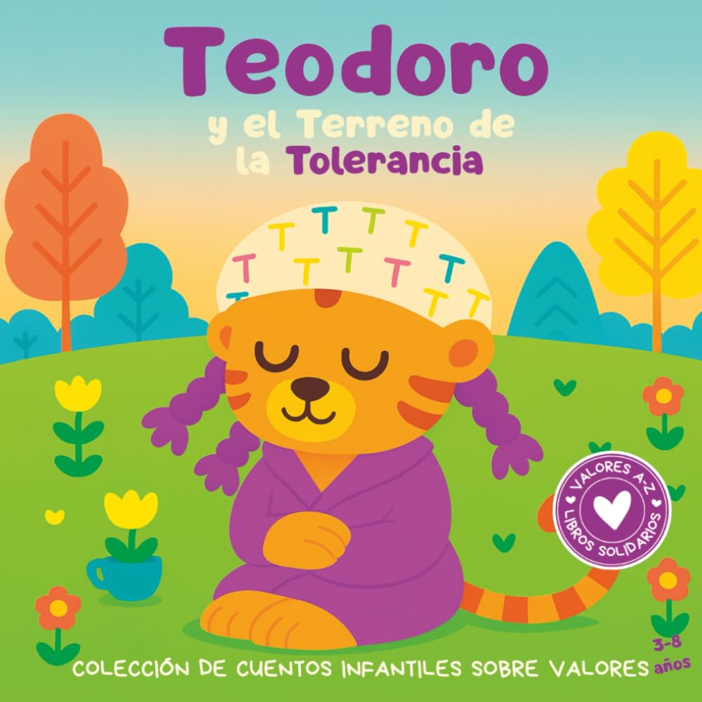 Libro: Teodoro y el Terreno de la Tolerancia: Colección de cuentos infantiles con valores. Libro infantil en español para niños de 3-8 años. (Valores de la A a la Z, Abecedario Solidario) (Spanish Edition)