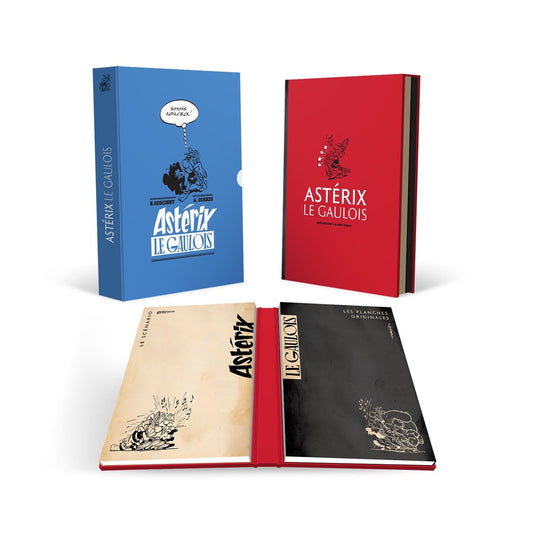 Astérix Le Gaulois: Coffret édition anniversaire : Le scénario ; Les planches originales